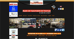 Desktop Screenshot of musee-auto-valencay.fr